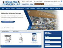 Tablet Screenshot of homecarepharmacy.net
